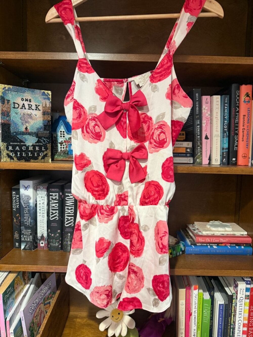 Kate Spade New York "Dream a Little Dream" Floral Bow Romper